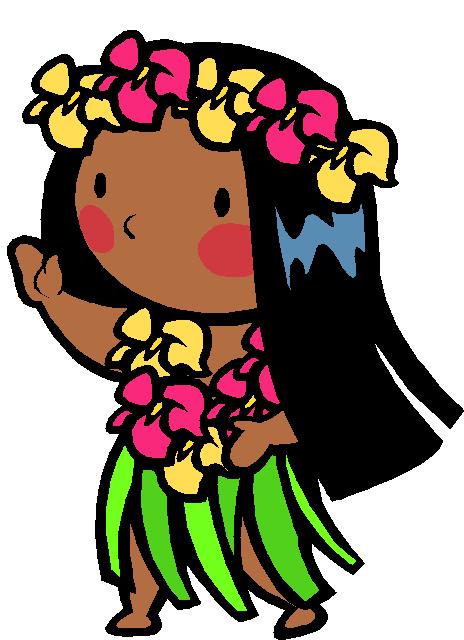 hawaiian girl clipart - photo #4