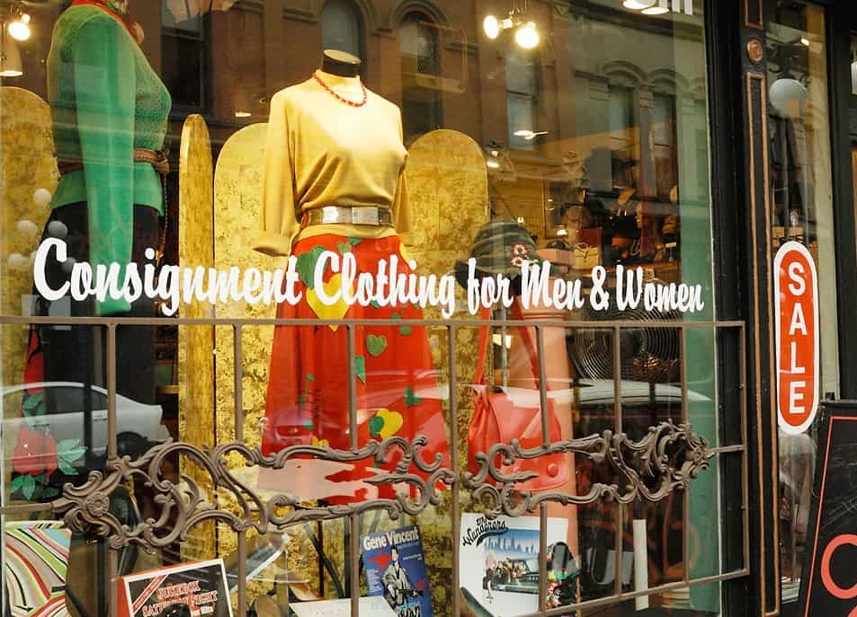 clothing consignment store