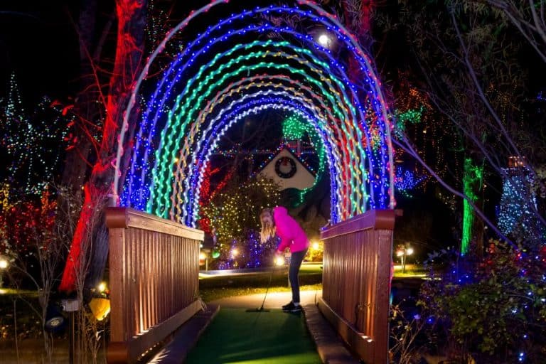 Tee Up For Fun at Holiday Lights Mini Golf Mile High on the Cheap