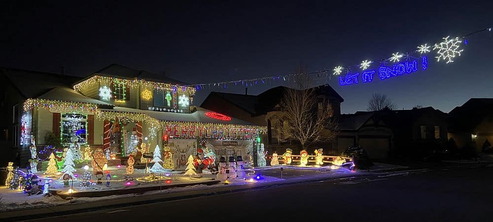 christmas light tours denver