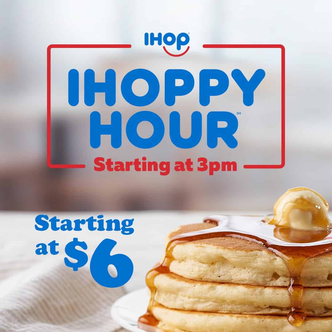 IHOP Offers IHOPPY Hour Specials Every Day - Mile High on the Cheap