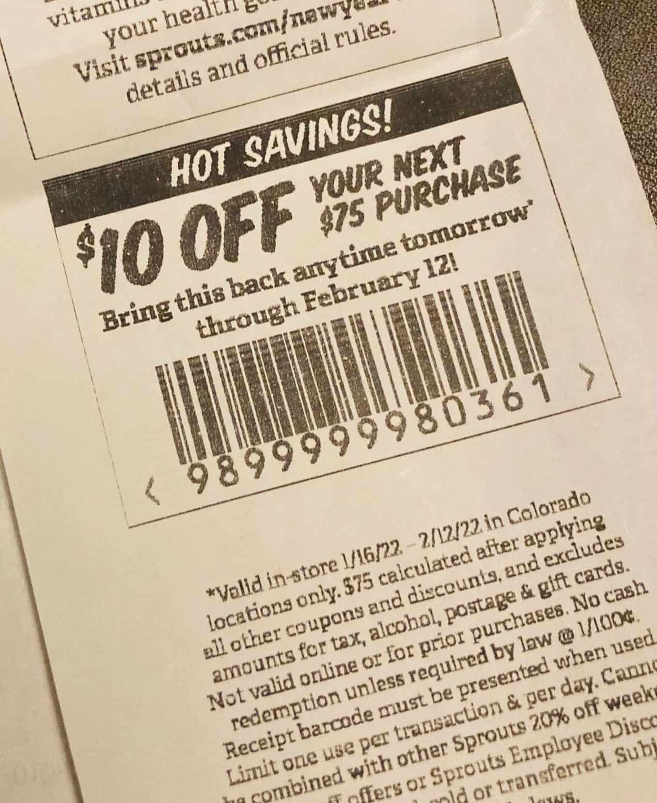 Last Chance! Save 10 at Sprouts Farmers Market in April Get Coupon
