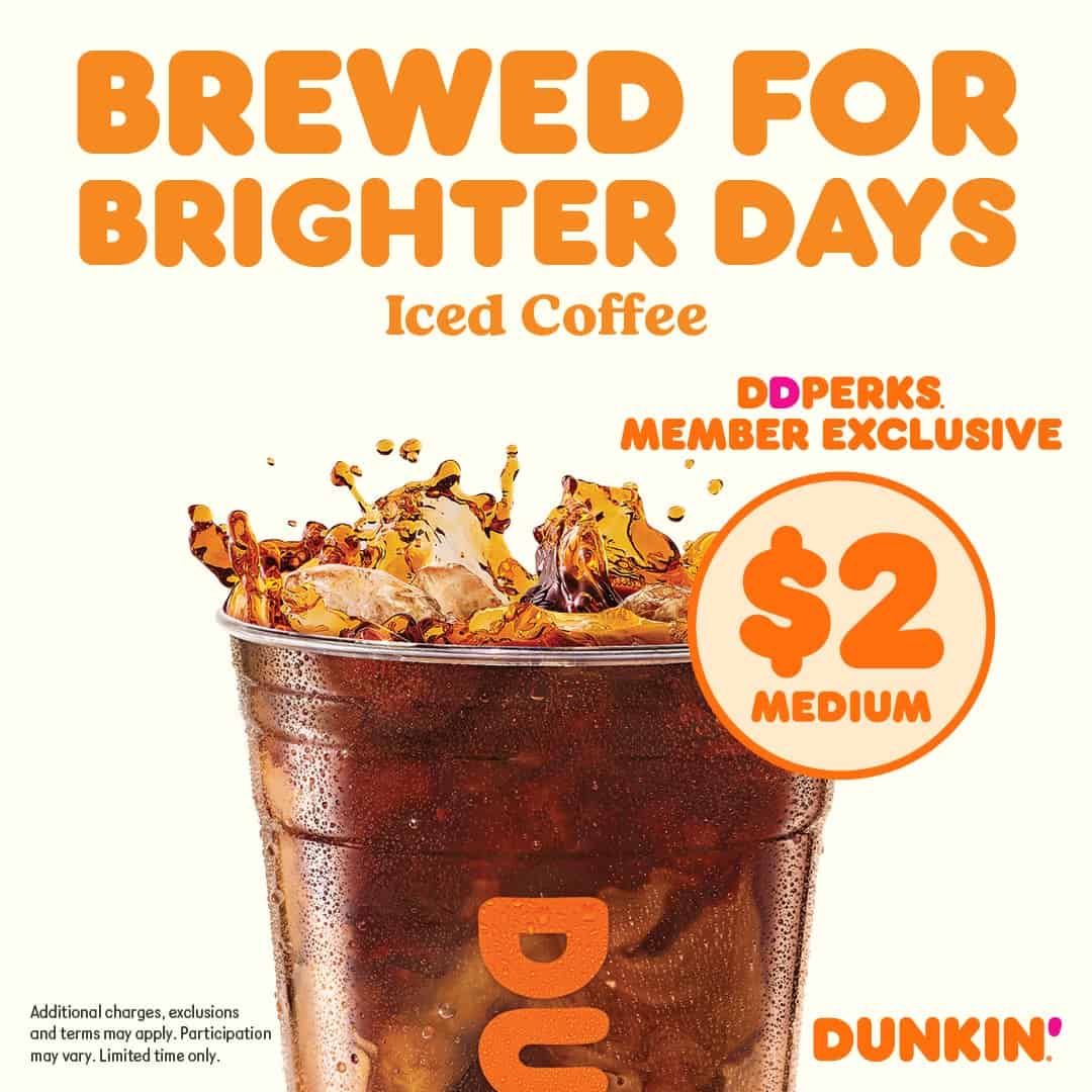 Sip Medium Iced Coffee for 2 at Dunkin' Mile High on the Cheap