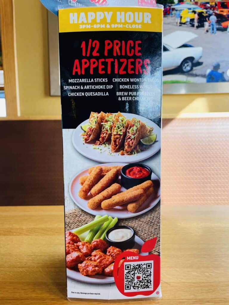 Applebee's Offers HalfPrice Appetizers & Drink Specials Twice Every