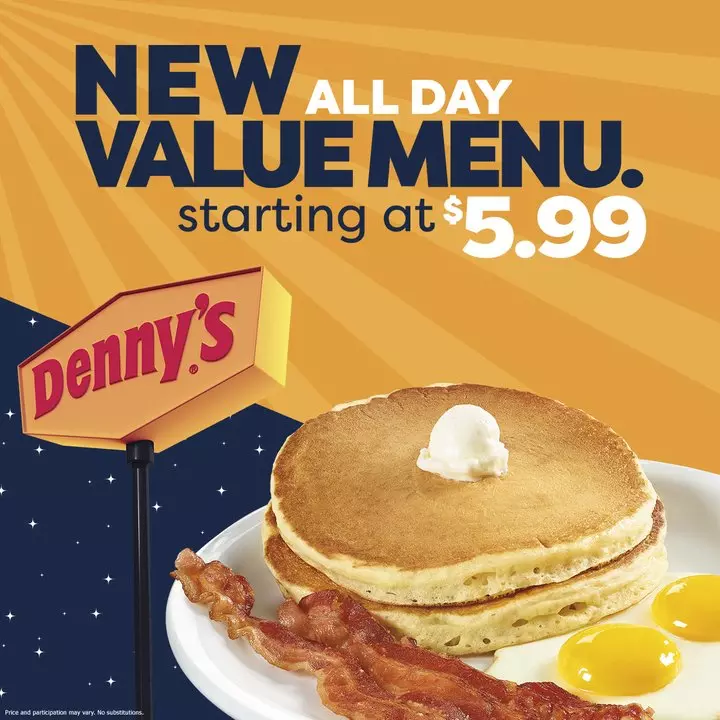 Denny's brings back its world famous menu item - the 'super' $8 meal to  celebrate 70 years