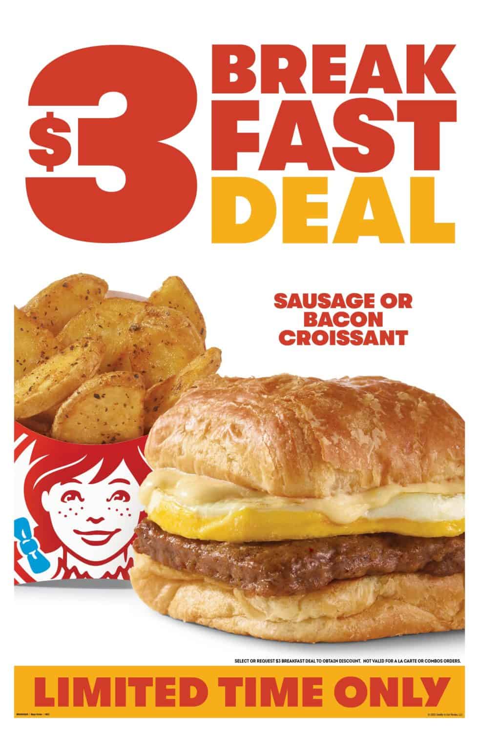 Wendy's Puts Together New $3 Breakfast Deal From October 24