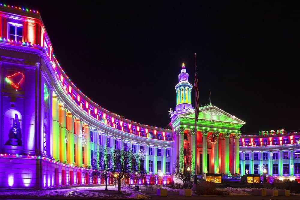 christmas light tours denver