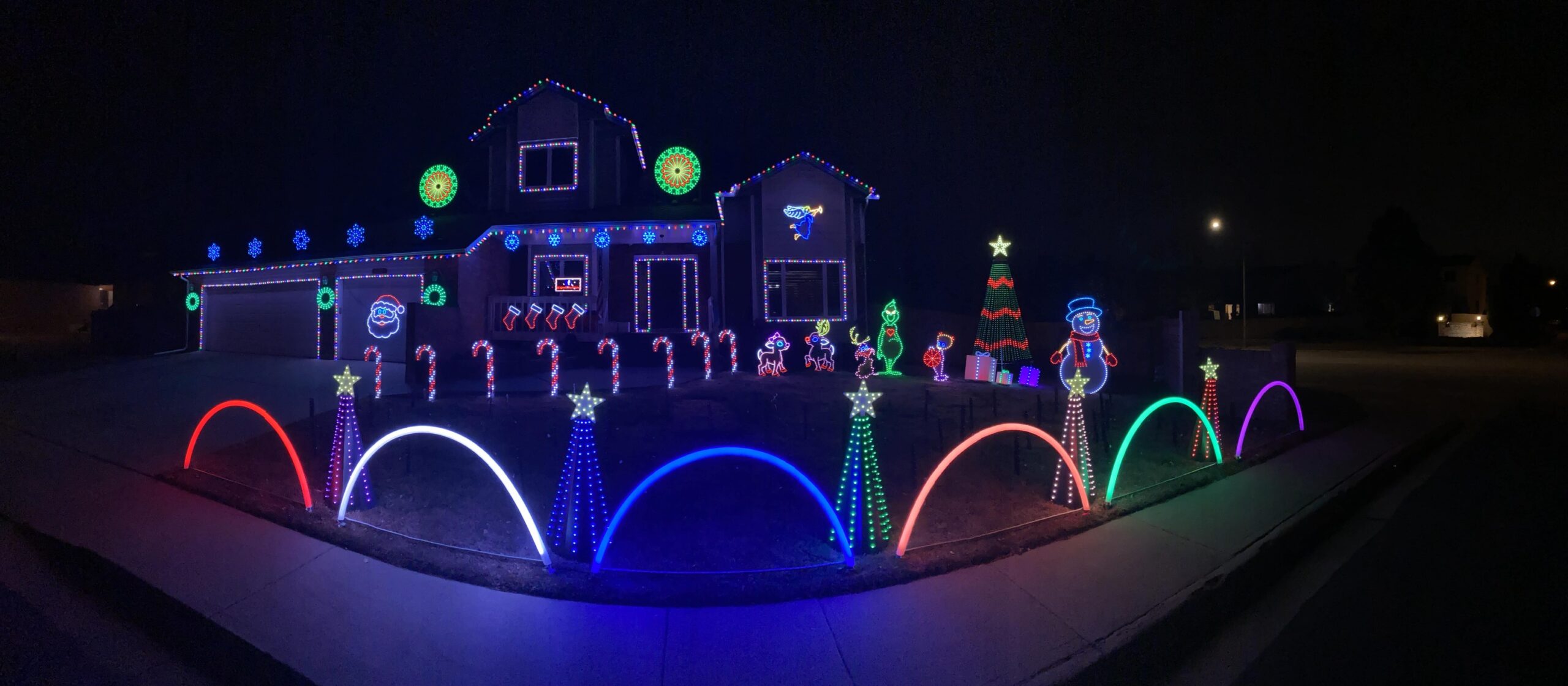 christmas light tours denver