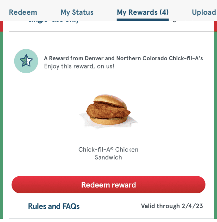 chickfila 2 Mile High on the Cheap