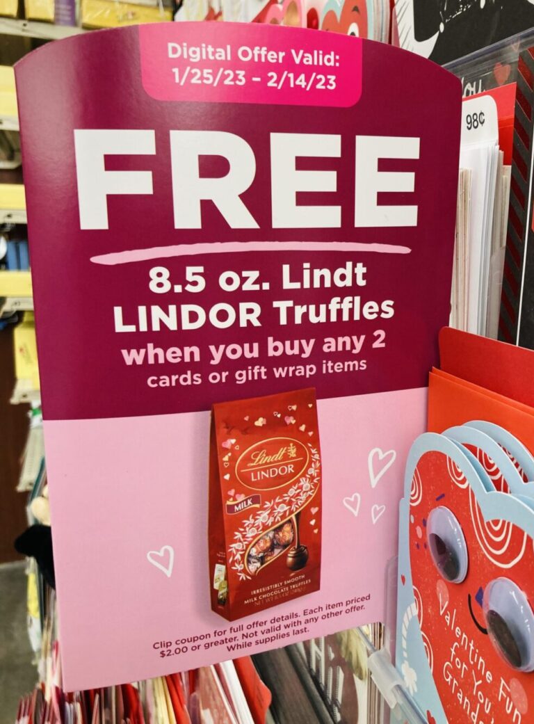 How to Get a Free Bag of Lindt LINDOR Truffles for Valetine's Day at
