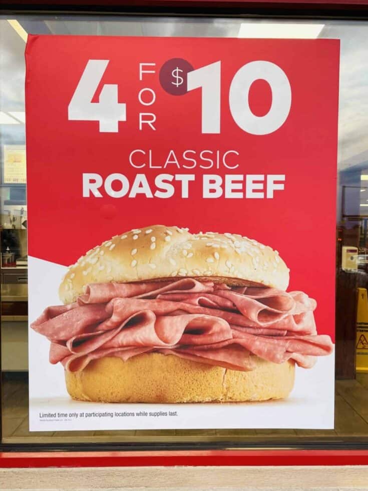 Arby's: Enjoy 4 Classic Roast Beef Sandwiches for Special Price - More ...