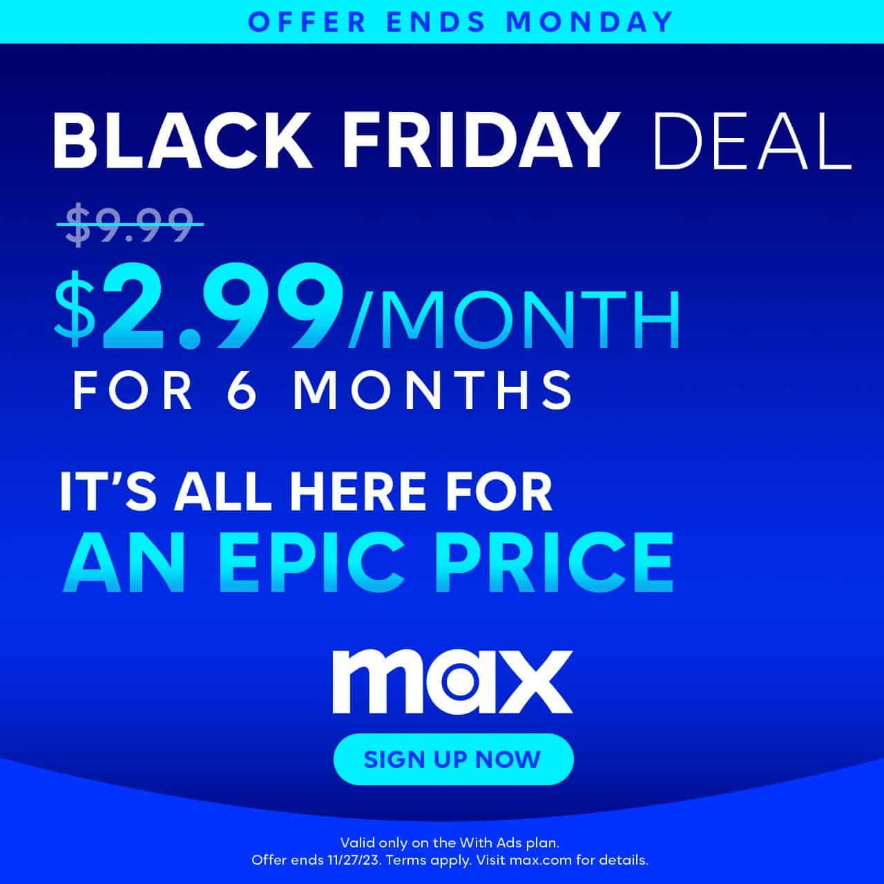 HBO Max Black Friday Deal 2022: Get 80% Off Your First 3 Months