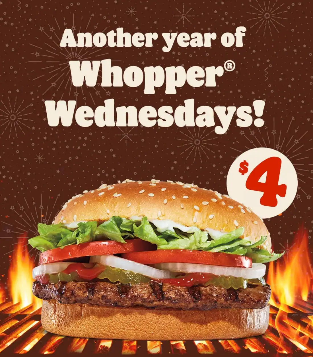 Whopper Wednesday Get Discounted Whopper at Burger King Every Week