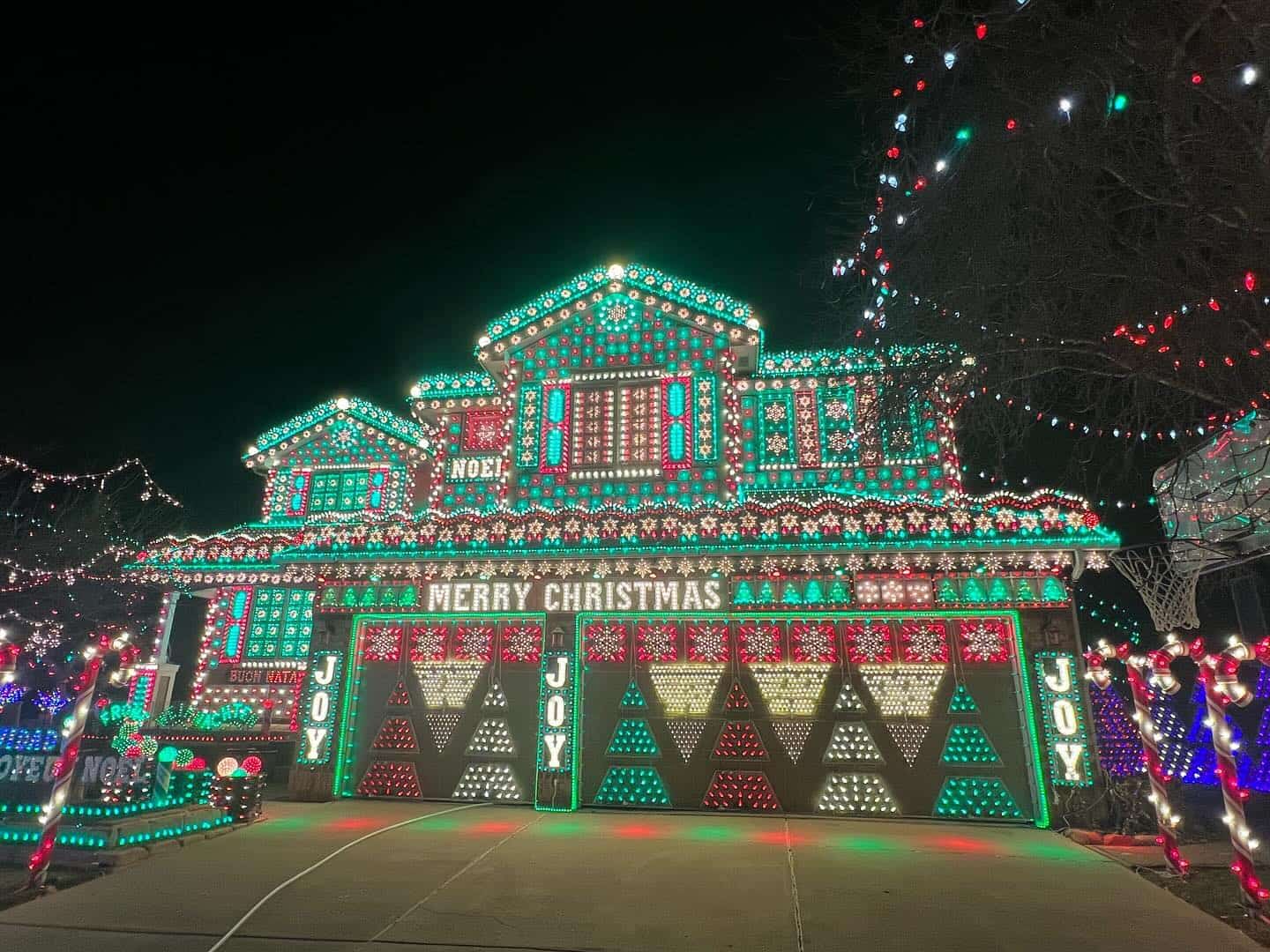 christmas light tours denver