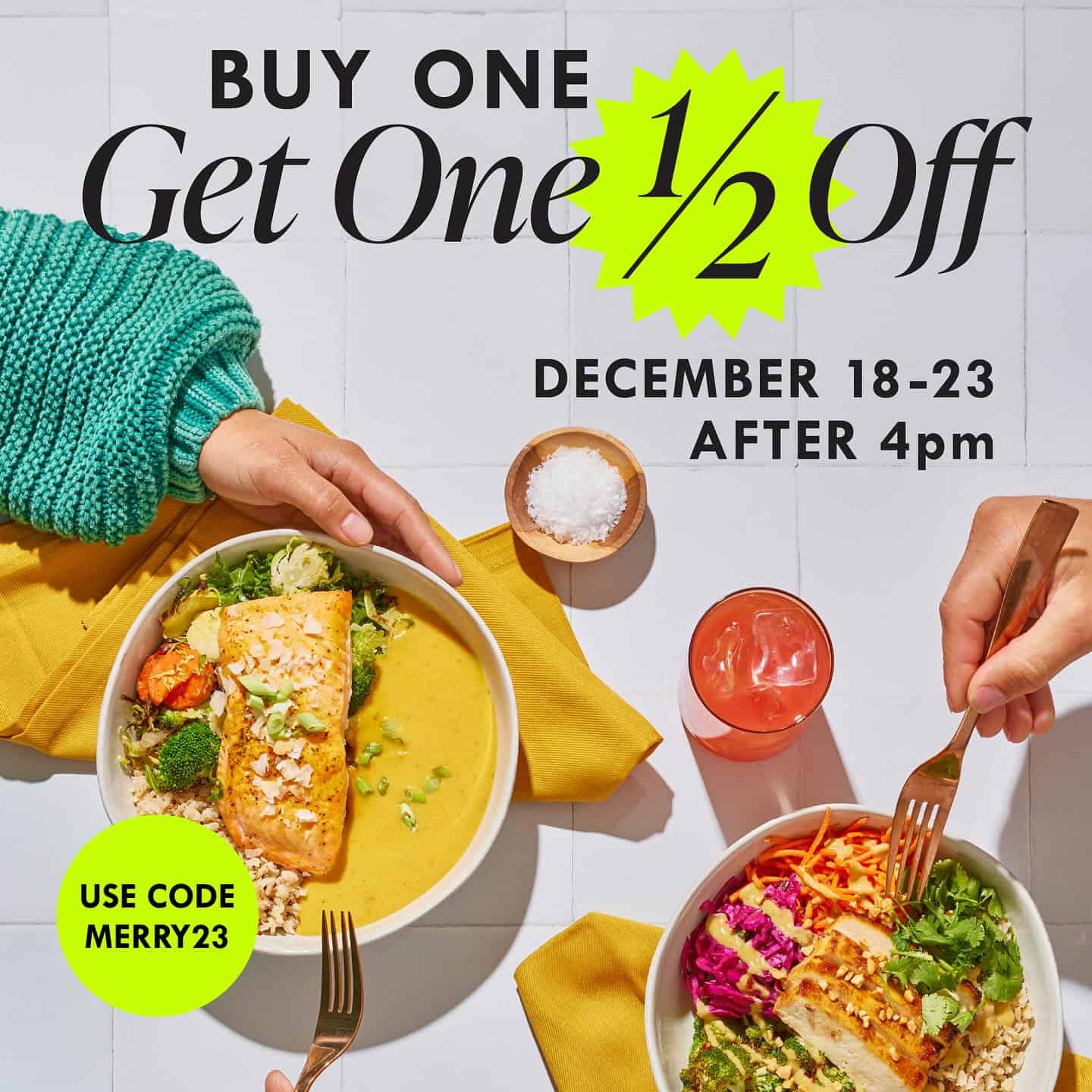 Modern Market Eatery Offers Rare BuyOneGetOne Special This Week Mile High on the Cheap