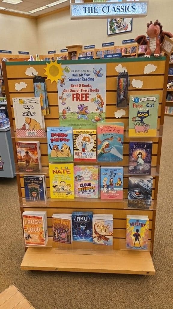 Kids Can Earn A Free Book Through Barnes & Noble Summer Reading Program ...